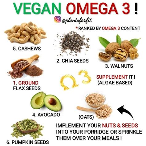 vegan foods with omega 3.